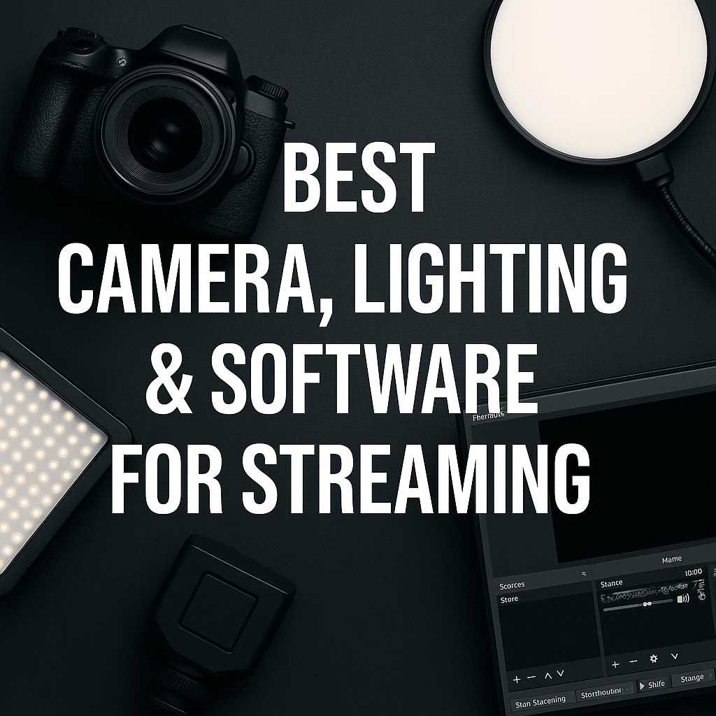Best Camera, Lighting & Software for Streaming 2025